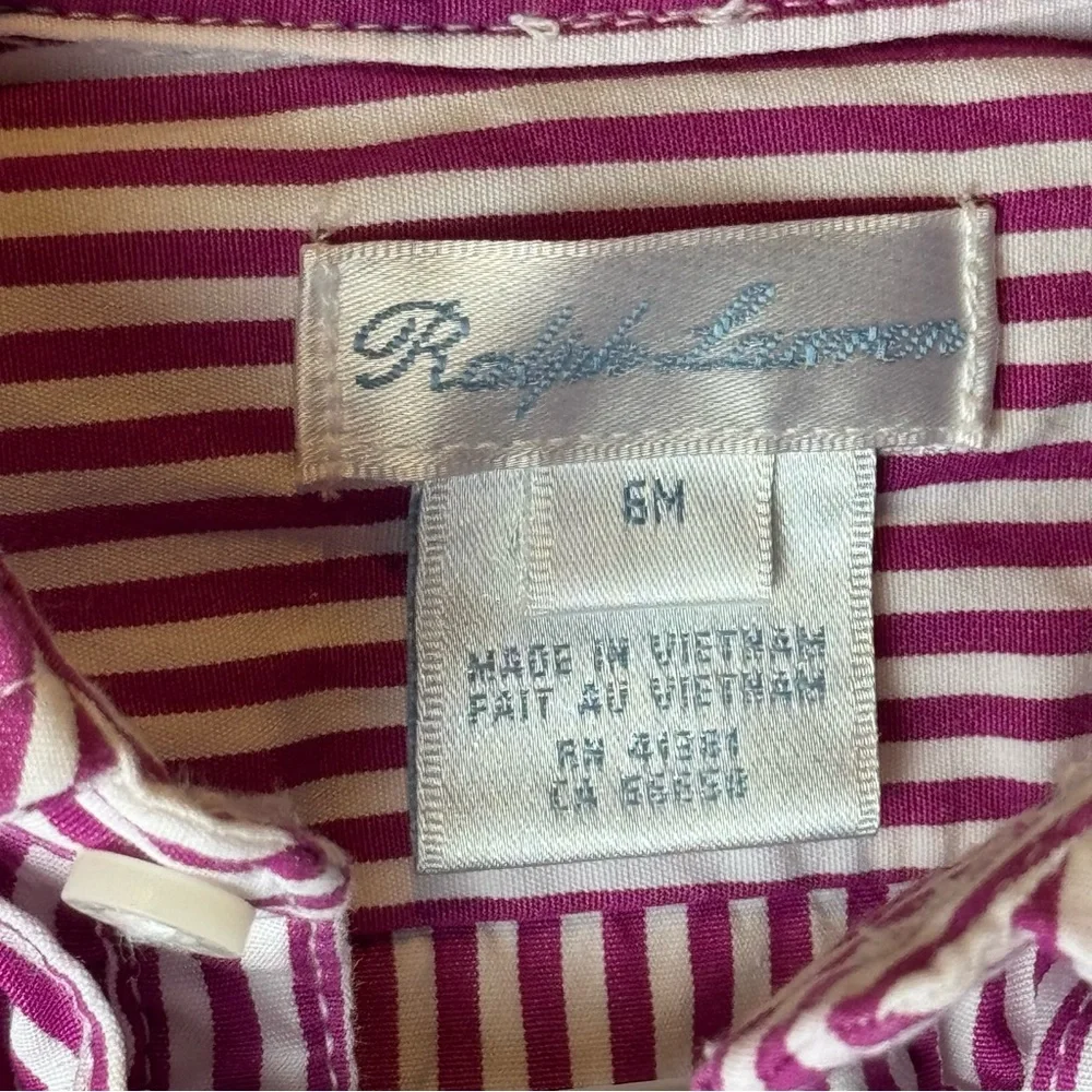 Ralph Lauren Striped Belted Dress 6M